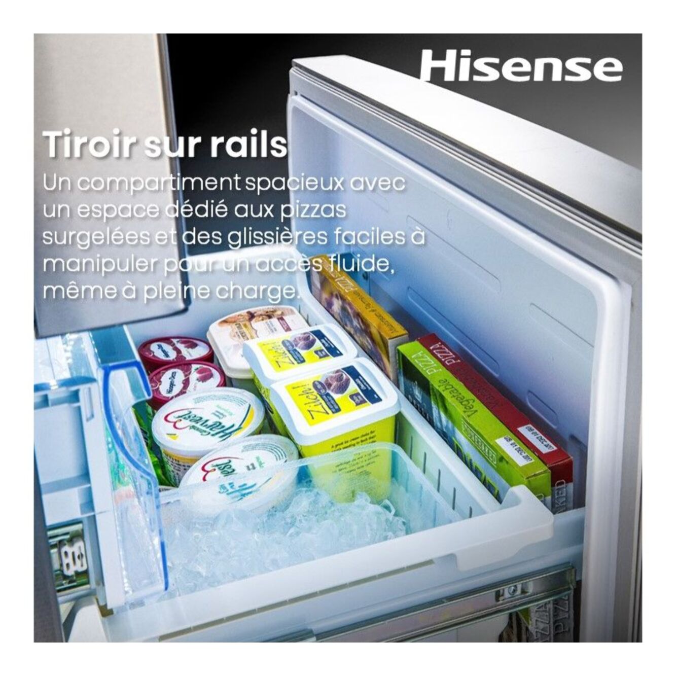 Réfrigérateur multi portes HISENSE RF815N4SWSE