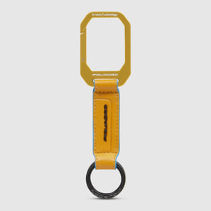 Piquadro Porte-clés mousqueton en cuir