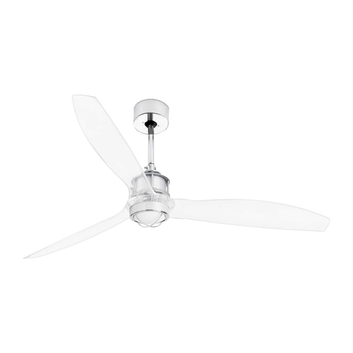 JUST FAN M LED Ventilatore cromo