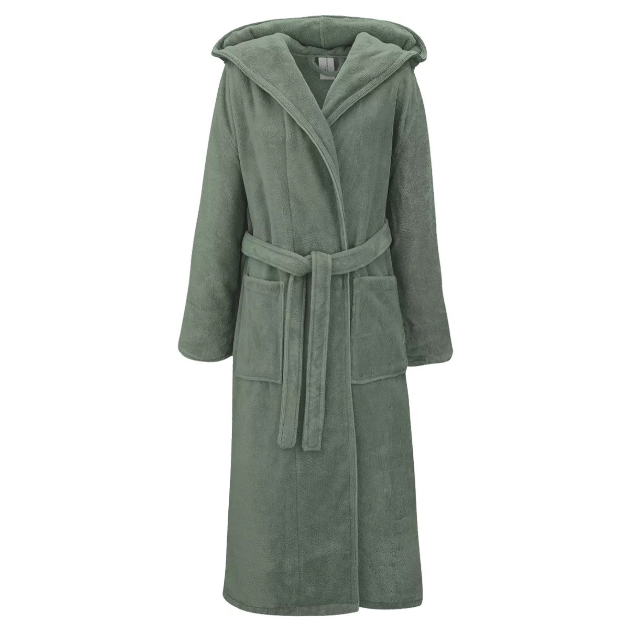 Peignoir coton mélangé 300 g/m² uni vert Teddy kaki