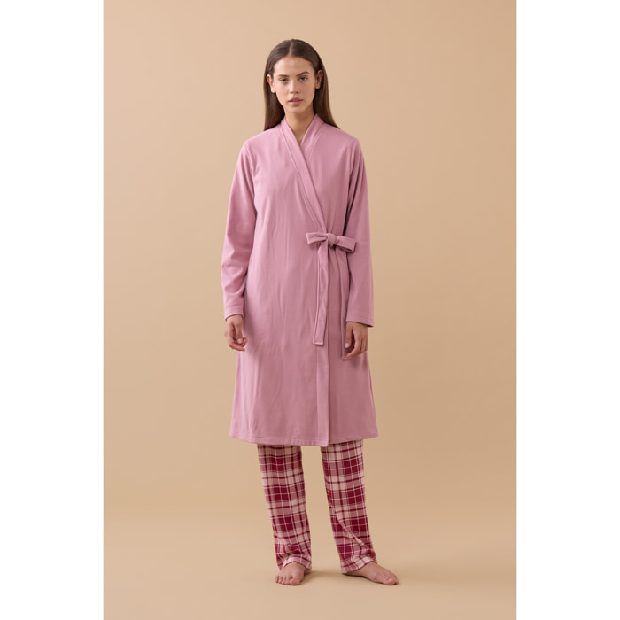 Vestaglia invernale donna micropile articolo unito. Noidinotte