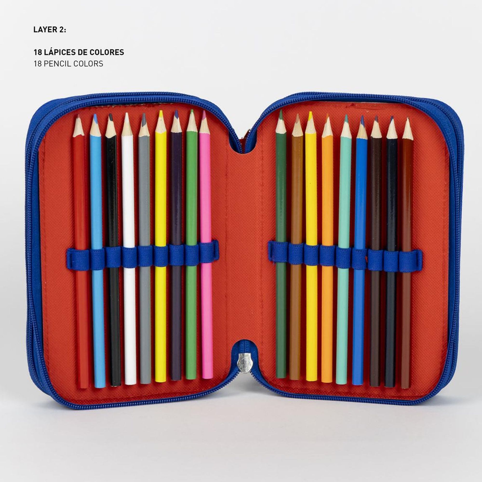 Plumier Con Accesorios Giotto Avengers