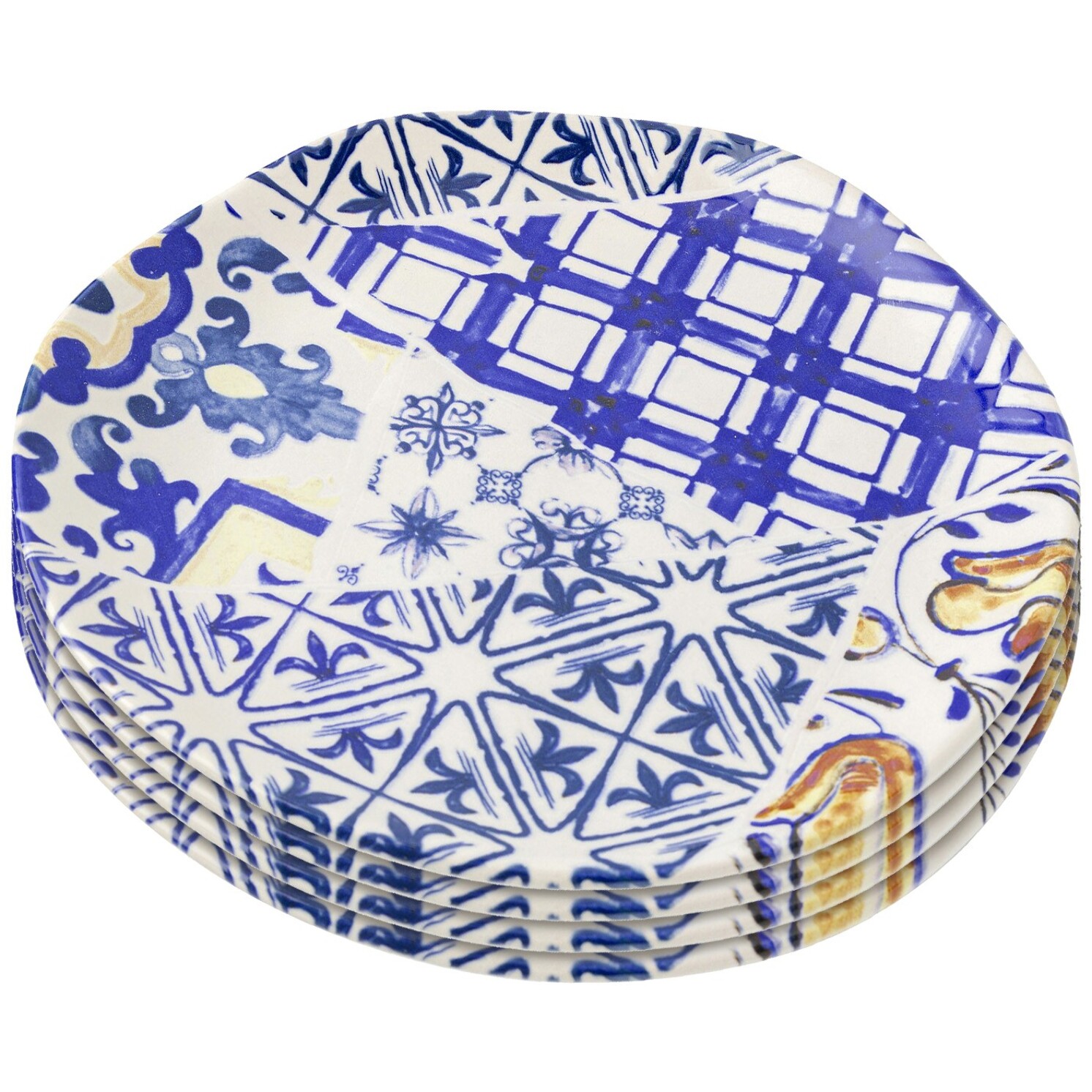 Assiettes Fresco 21cm set de 4 Kare Design