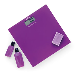 Pèse-personne digital Excelsa- Spa, Verre Violet