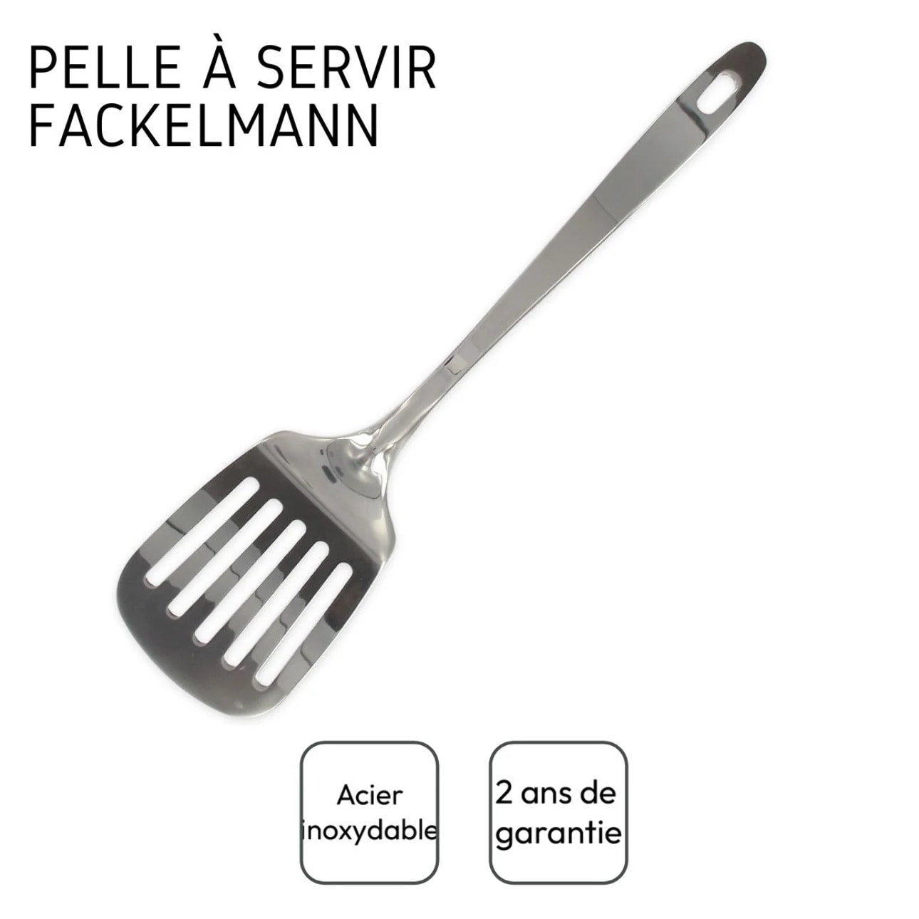 Ensemble de 2 Pelles inox ajourée Fackelmann Oxford