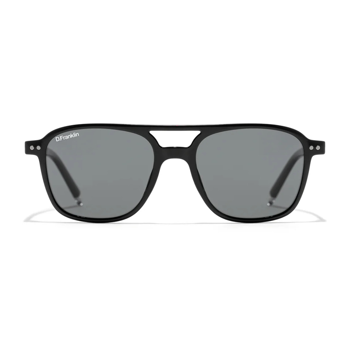 Gafas de Sol Jackson Square Shiny Black / Smoke D.Franklin