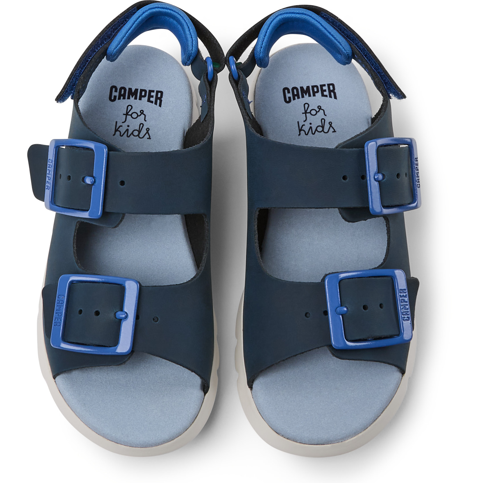 Sandalias - CAMPER Oruga - Azul - Cuero liso