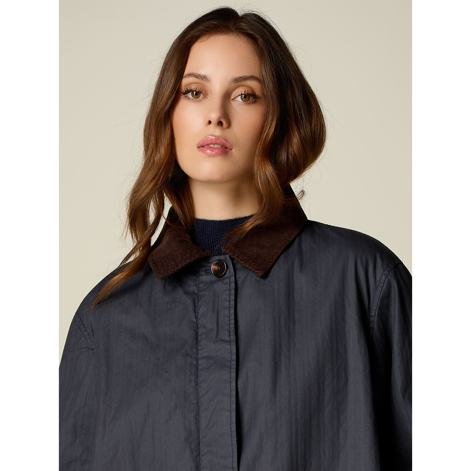Oltre - Trench con interno removibile - Blu
