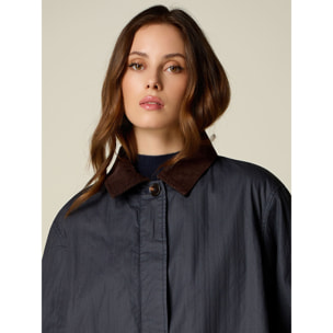 Oltre - Trench con interno removibile - Blu