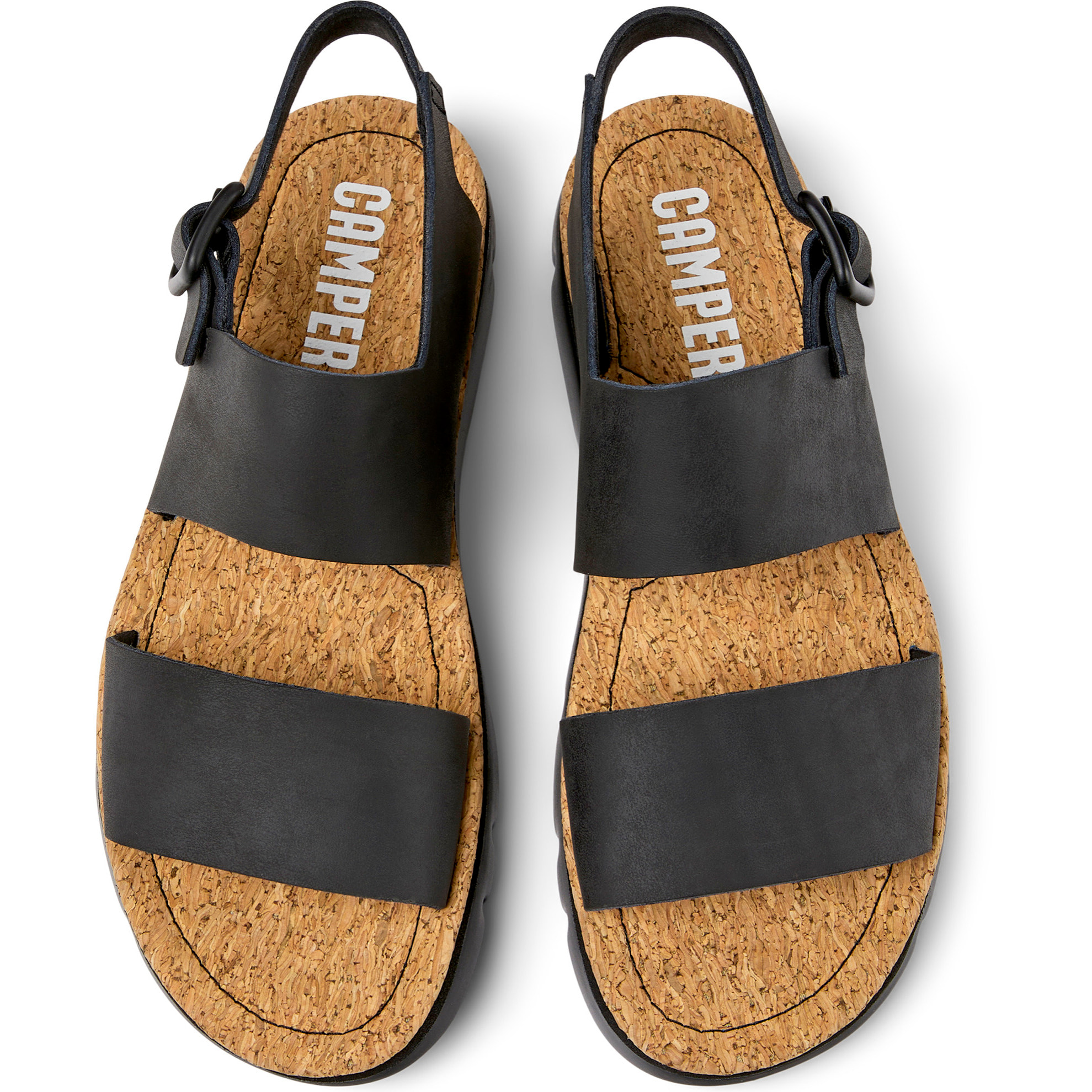 Sandalias - CAMPER Oruga - Negro - Piel (Becerro)