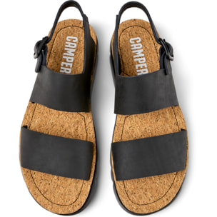 Sandalias - CAMPER Oruga - Negro - Piel (Becerro)