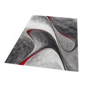 Tapis moderne Tavo avec motif de gouttes d'eau