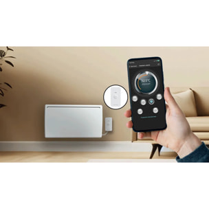 Radiateur électrique LCD céramique blanc 1500W UNO connecté