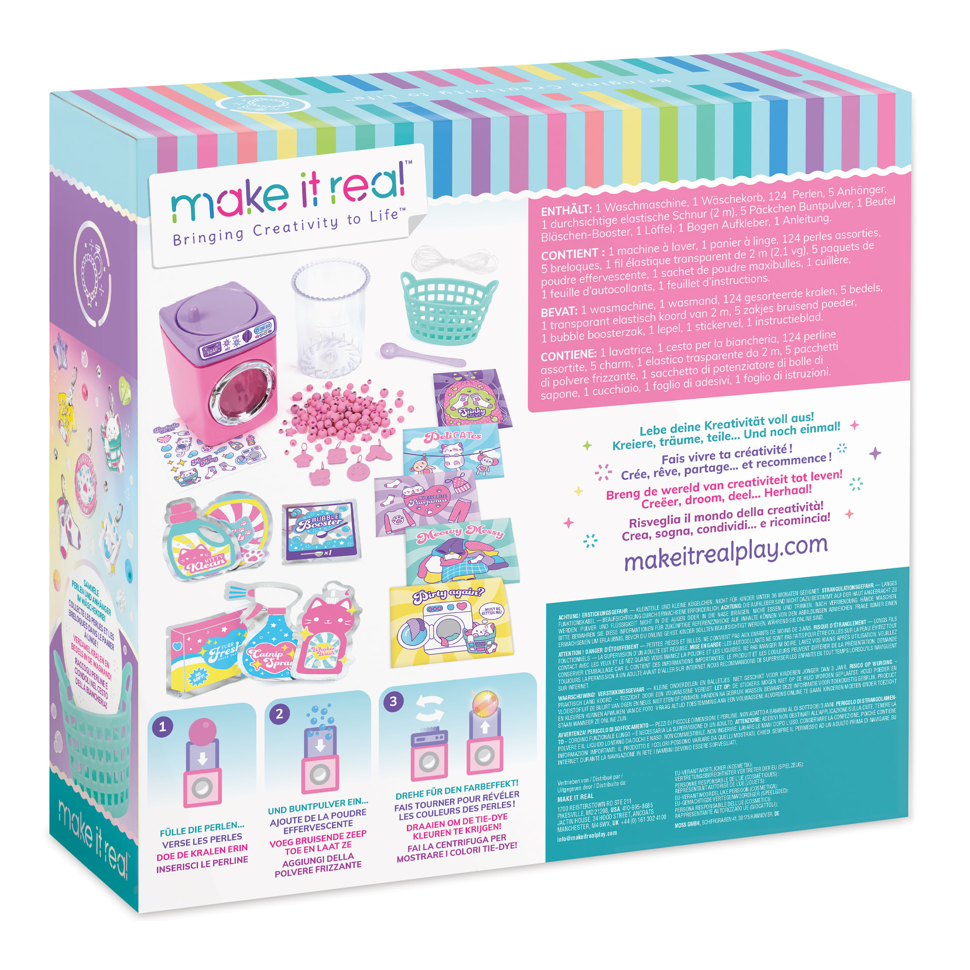 Purr-fetti Braccialetti con Perline da Lavare