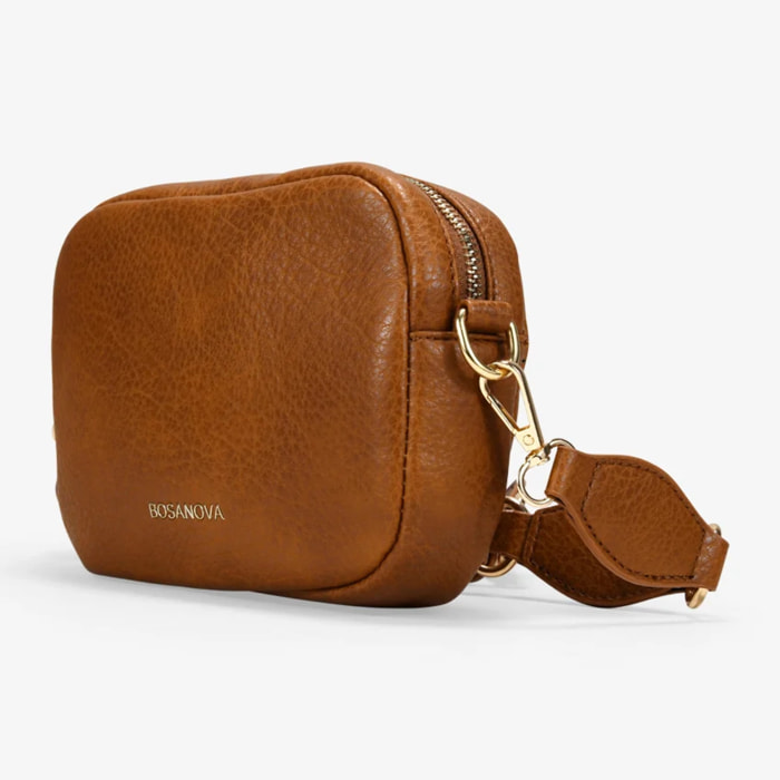 Bolso bandolera cuero asa con anillas