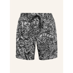 PHILIPP PLEIN Swim Trunks TATTOO