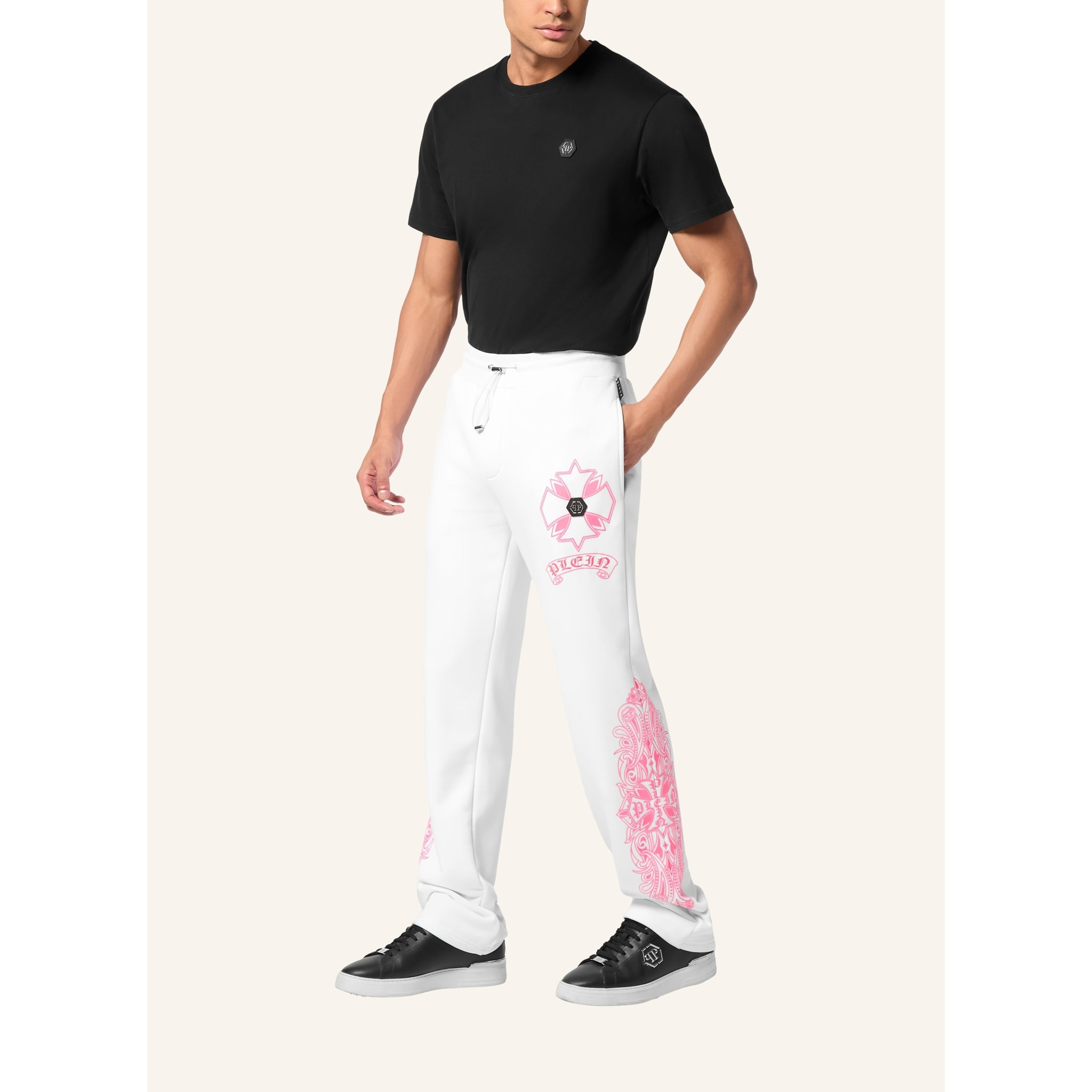 PHILIPP PLEIN Pantaloni da jogging CHROME