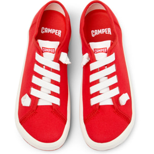 Sneakers - CAMPER Peu Rambla II - Rosso - Tessile naturale