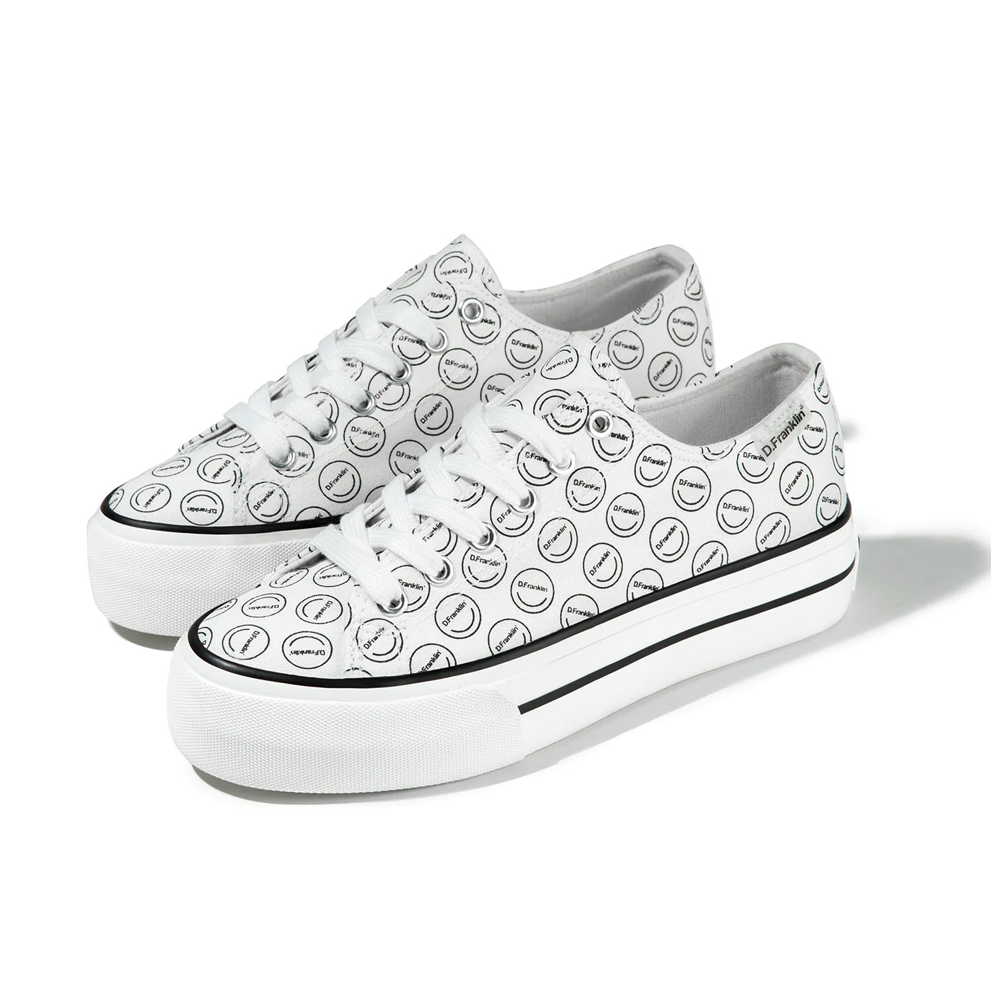 Zapatillas Bajas One Way UV Smiley Pattern D.Franklin