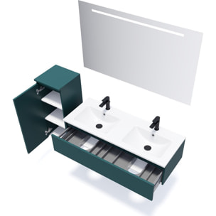 Ensemble double vasque 1 tiroir + miroir - HUDSON
