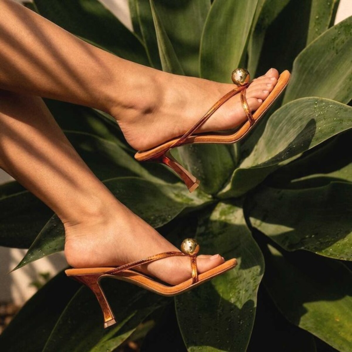 SANDALIAS NARANJAS OLGA