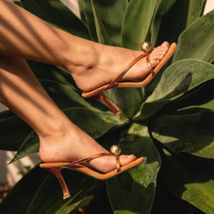 SANDALIAS NARANJAS OLGA