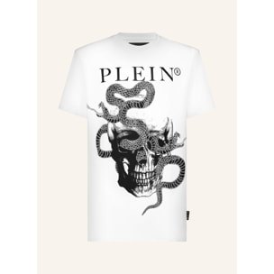 PHILIPP PLEIN T-Shirt Round Neck SNAKE