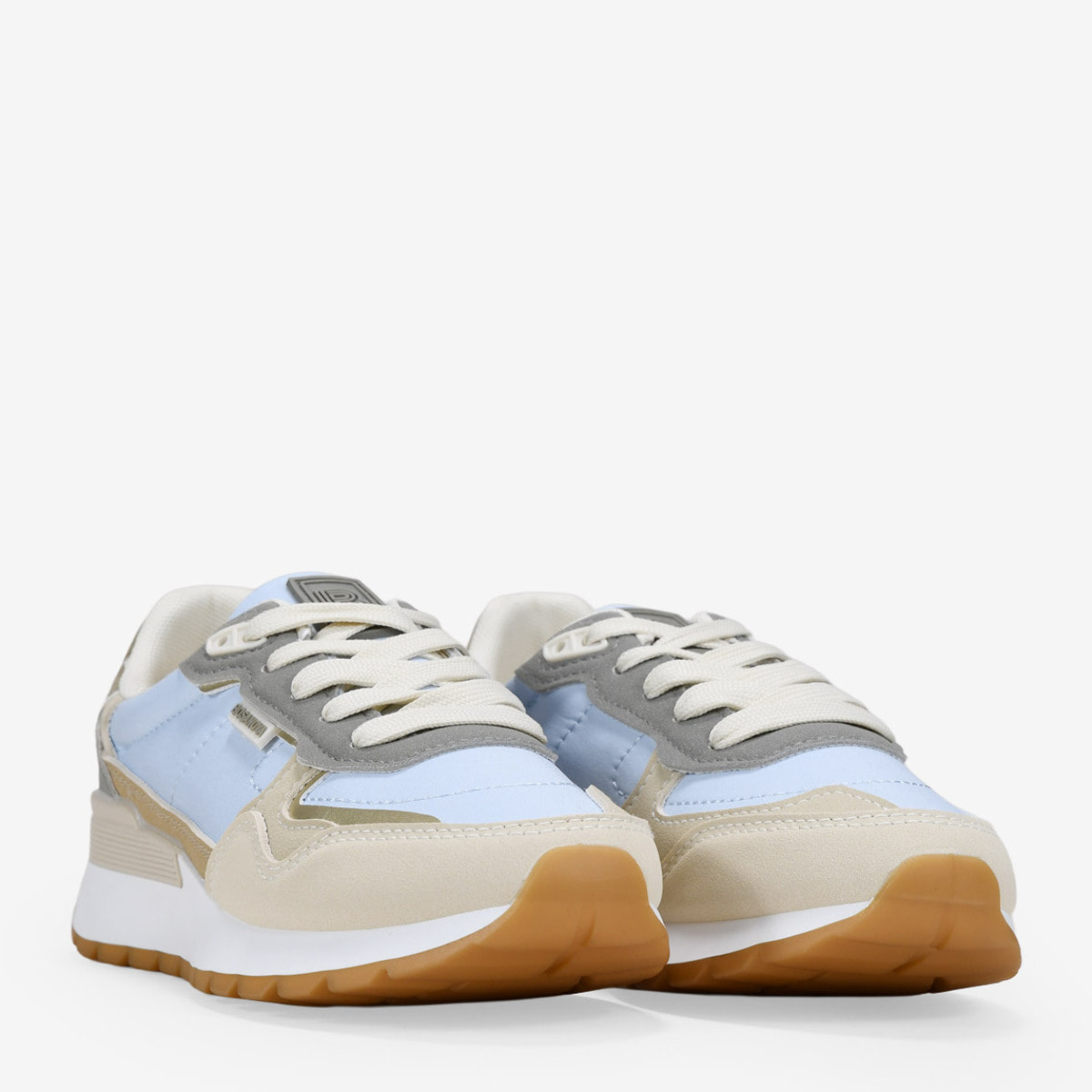 Zapatillas deportivas azules con cordones