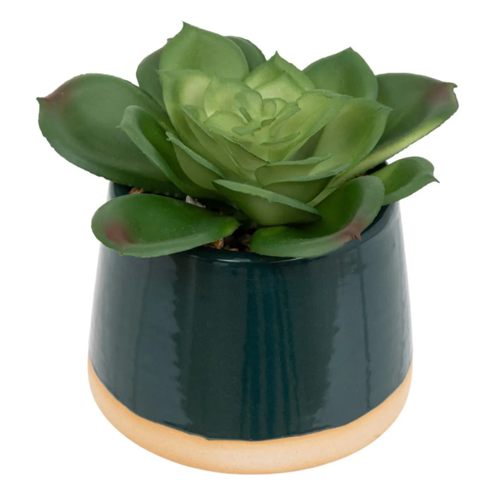 Plante artificielle pot céramique H12cm