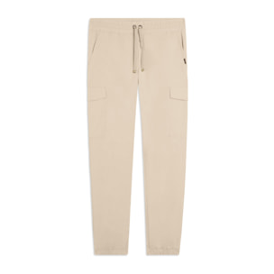 Pantaloni Cargo in Popeline elasticizzato