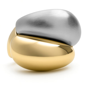 Anillo Oga acabado oro amarillo 18k