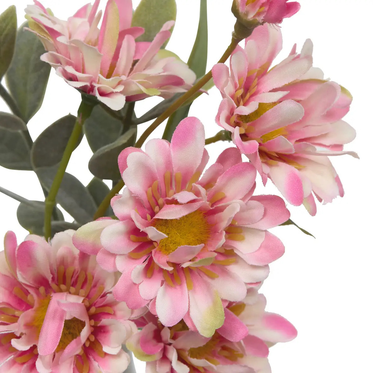 Composition Florale Artificielle Bina H19 cm avec Pot en Grès