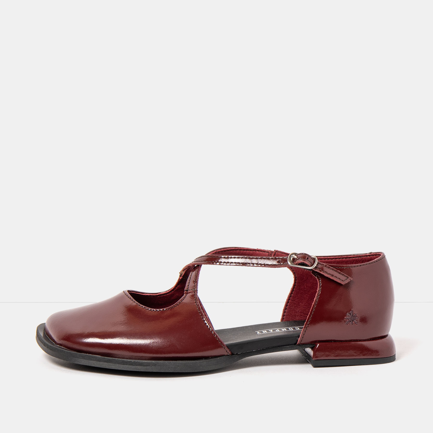 Zapatos 2002 NAPPA SHINNY BURDEOS / BERGAMO color Burdeos
