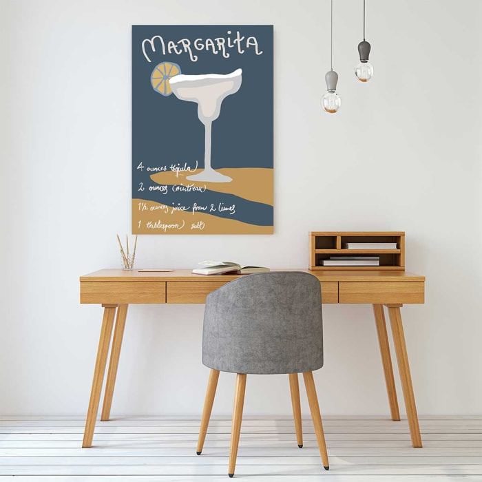 Tableau pause margarita Toile imprimée