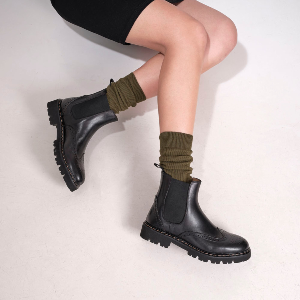 Stivaletto British Passport Nero