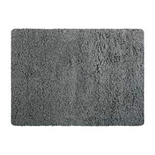 tapis de bain Microfibre Gris foncé MSV
