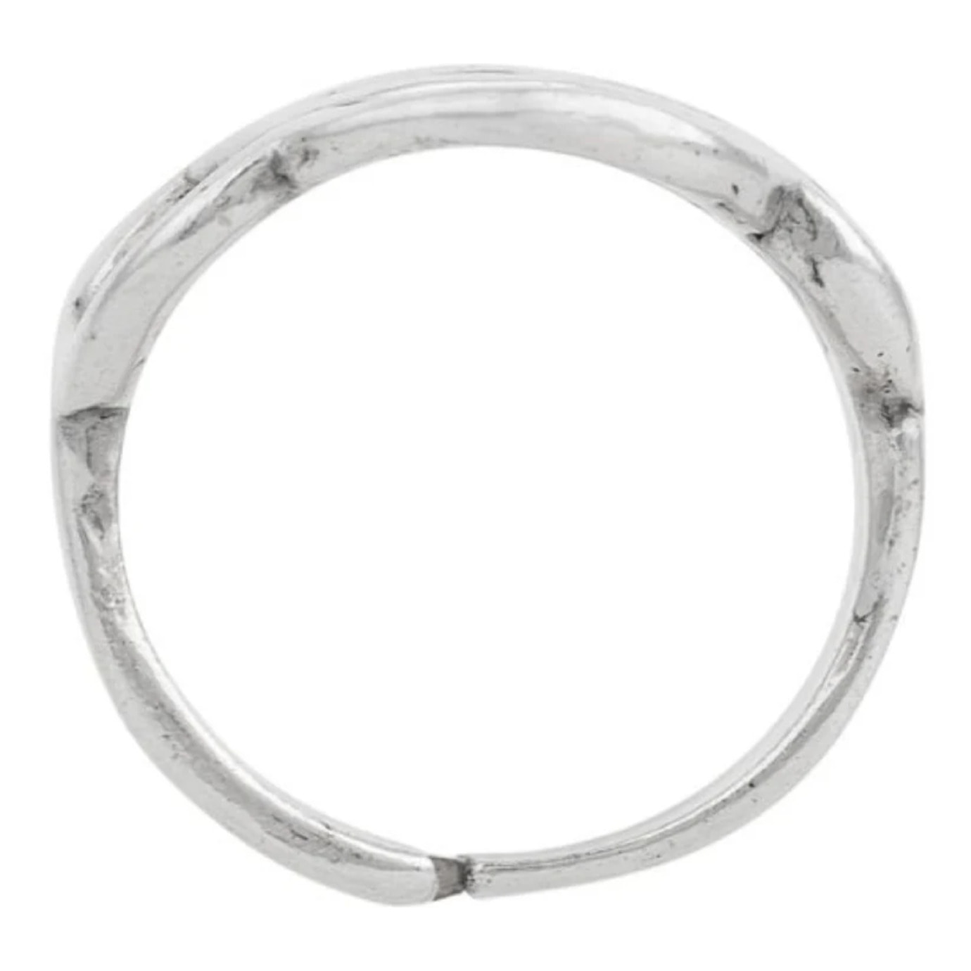 Anilllo panal en plata 10µ redondo