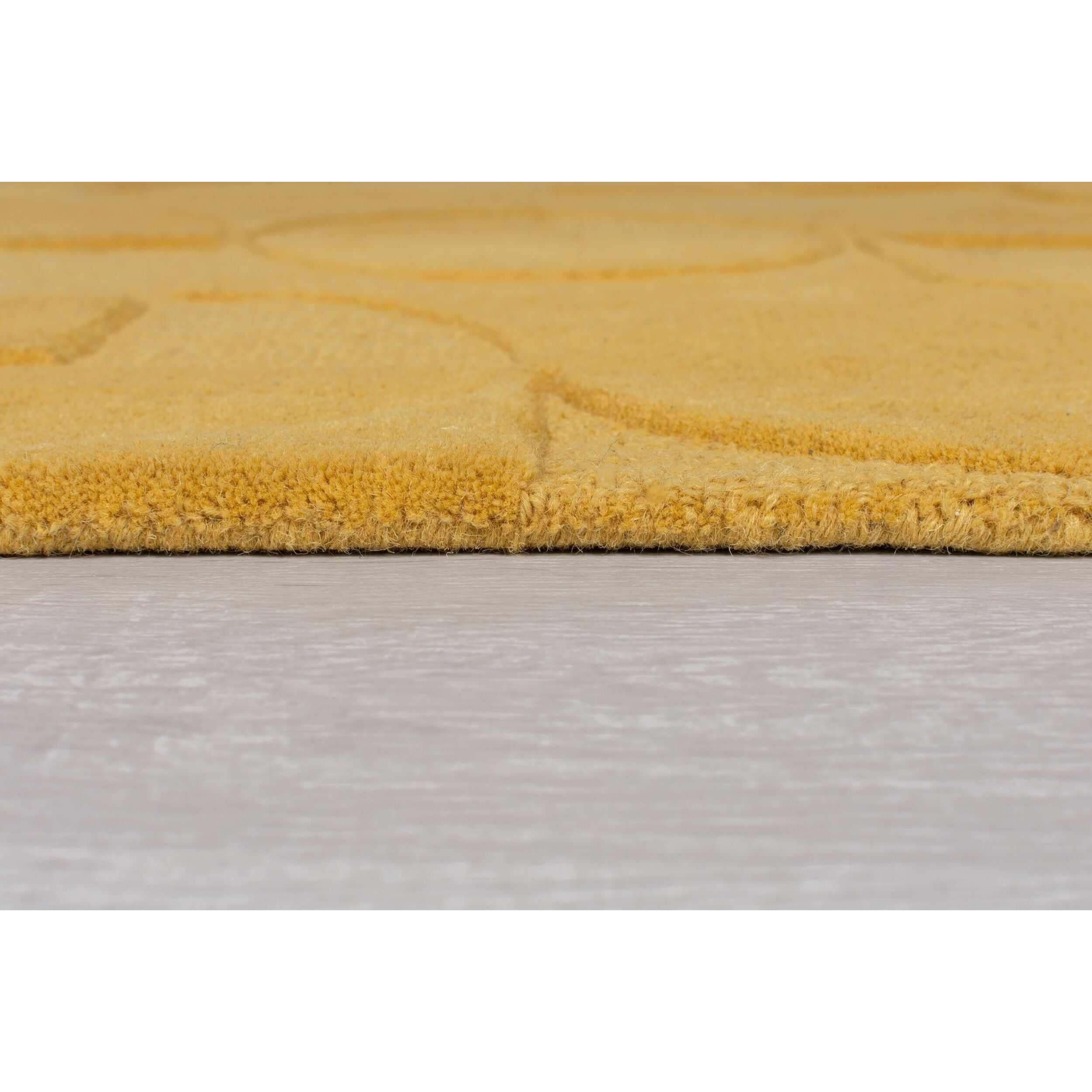 Tapis de couloir en laine GIGI Ochre