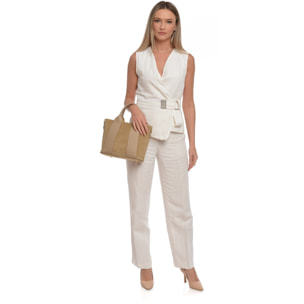 Borsa a mano Anna Luchini Beige