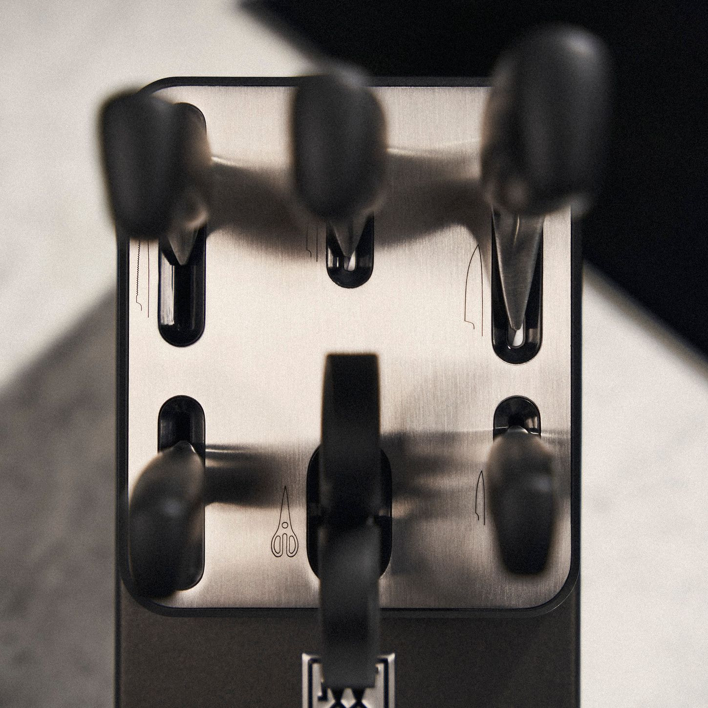 Bloc de couteaux avec technologie KiS,+ 7 pcs, **** FOUR STAR