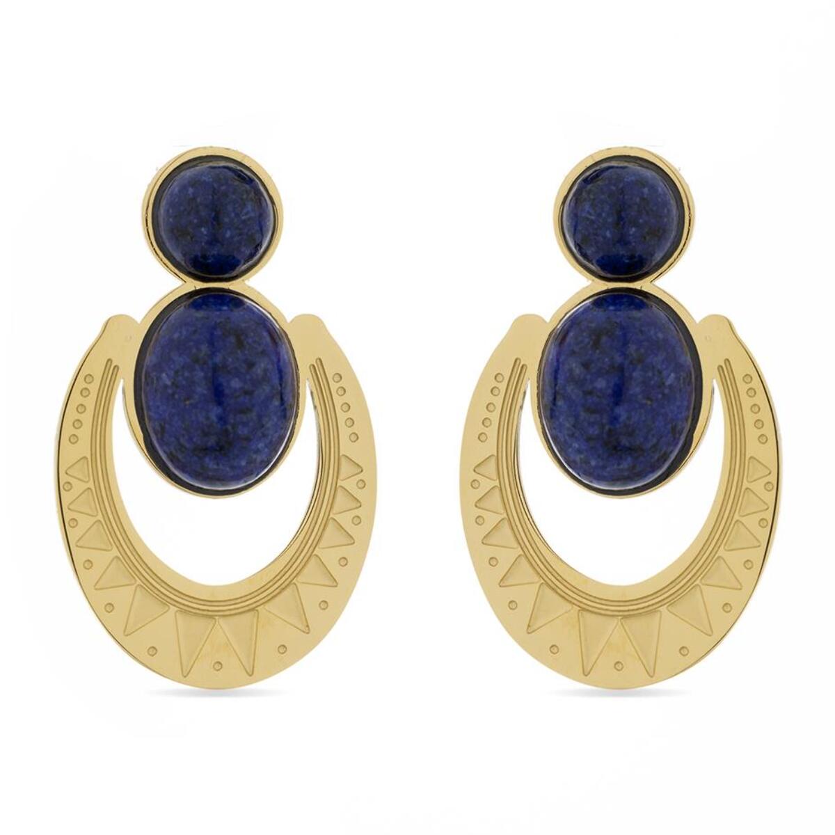 Pendientes Lux by Lux acabados oro 18k