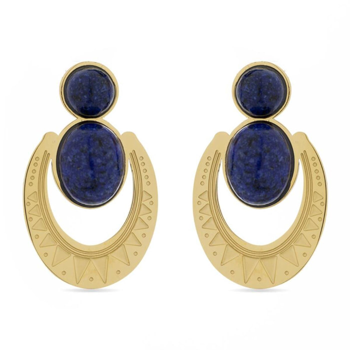 Pendientes Lux by Lux acabados oro 18k