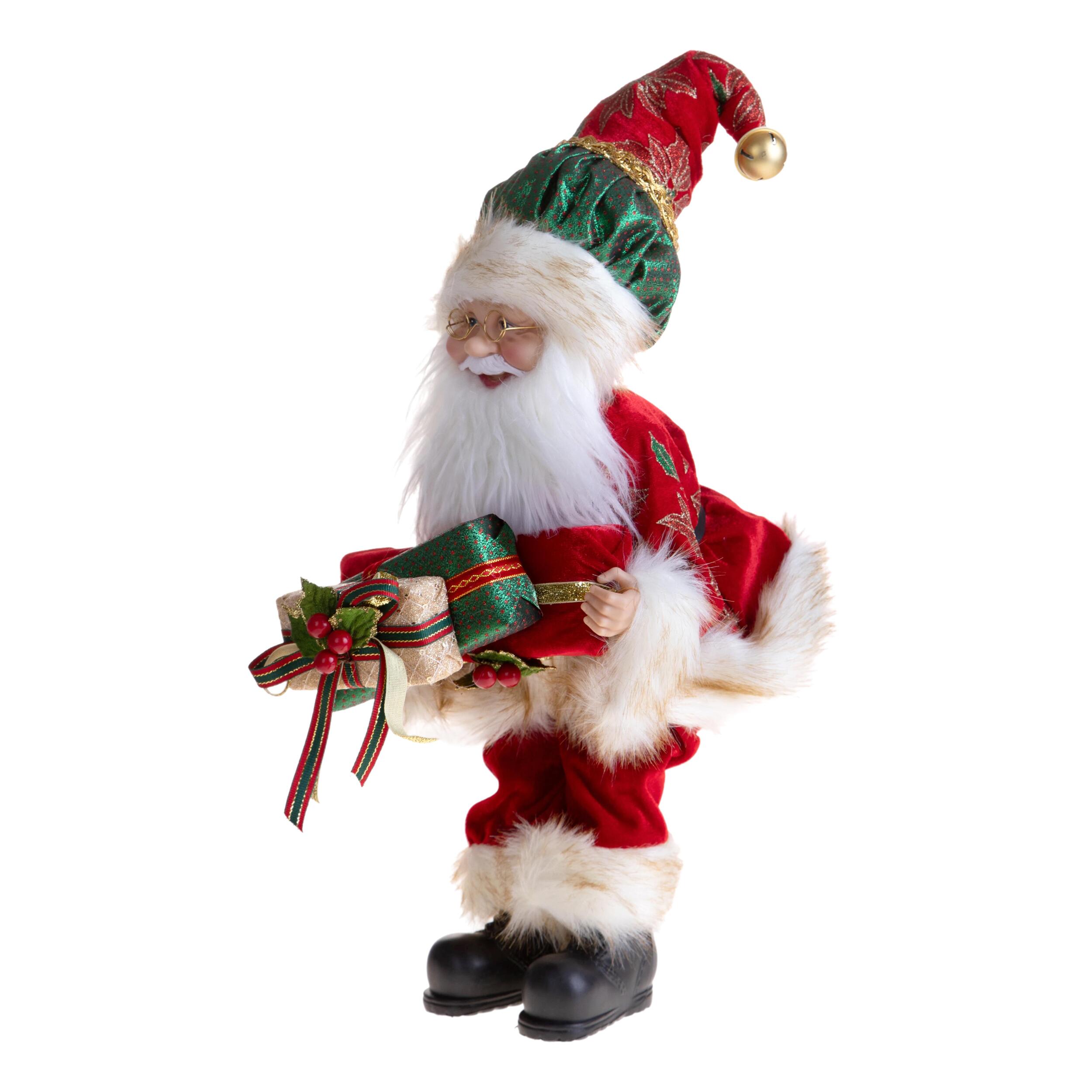 Babbo natale rococo' con doni - Pezzi 1 - ROSSO - Bianchi Dino SpA