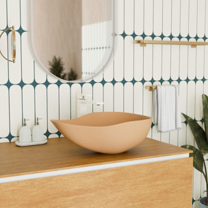 PixL 51 x 38 x 19 cm vasque à poser Infinitio, sans trop-plein, moka (CEPX5038MOM)