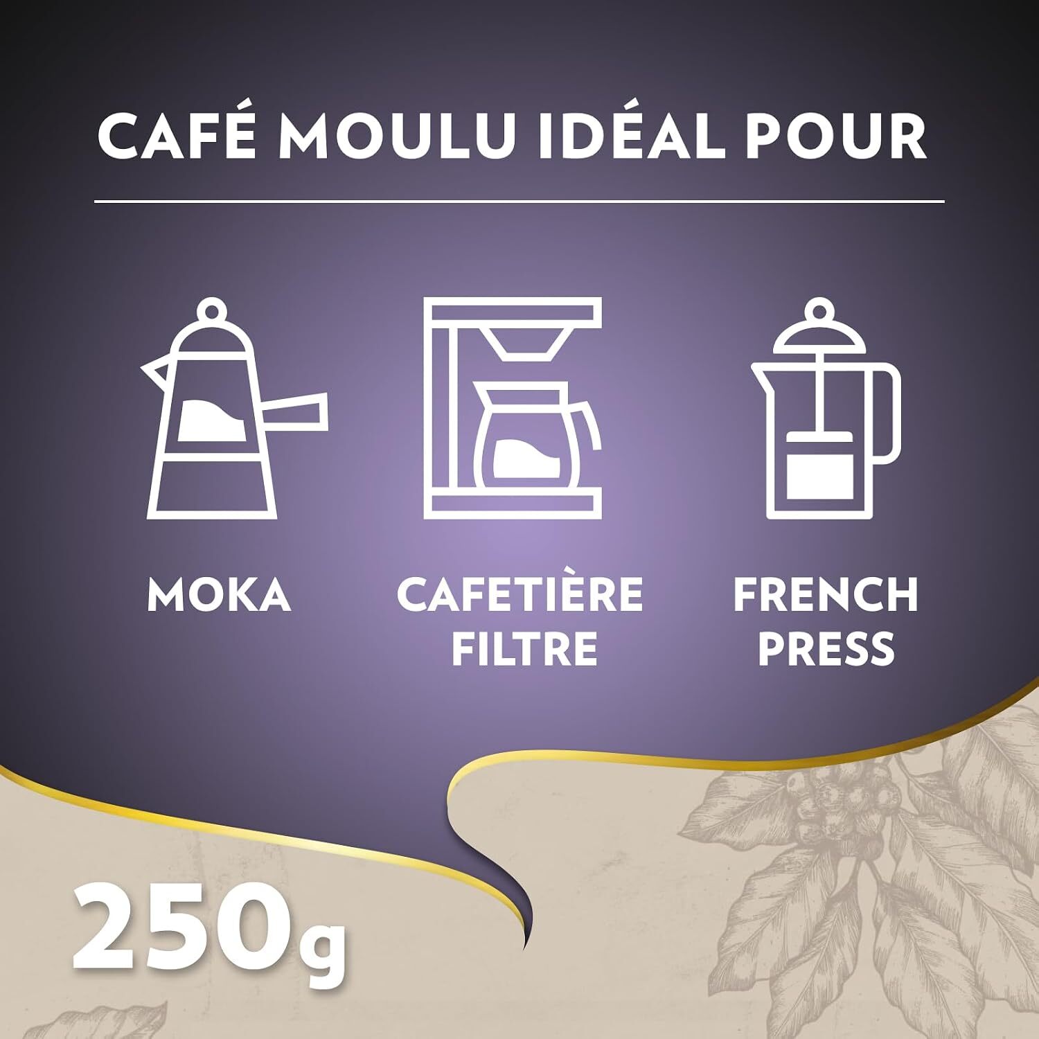 Café Moulu Espresso Barista Intenso 2x250g