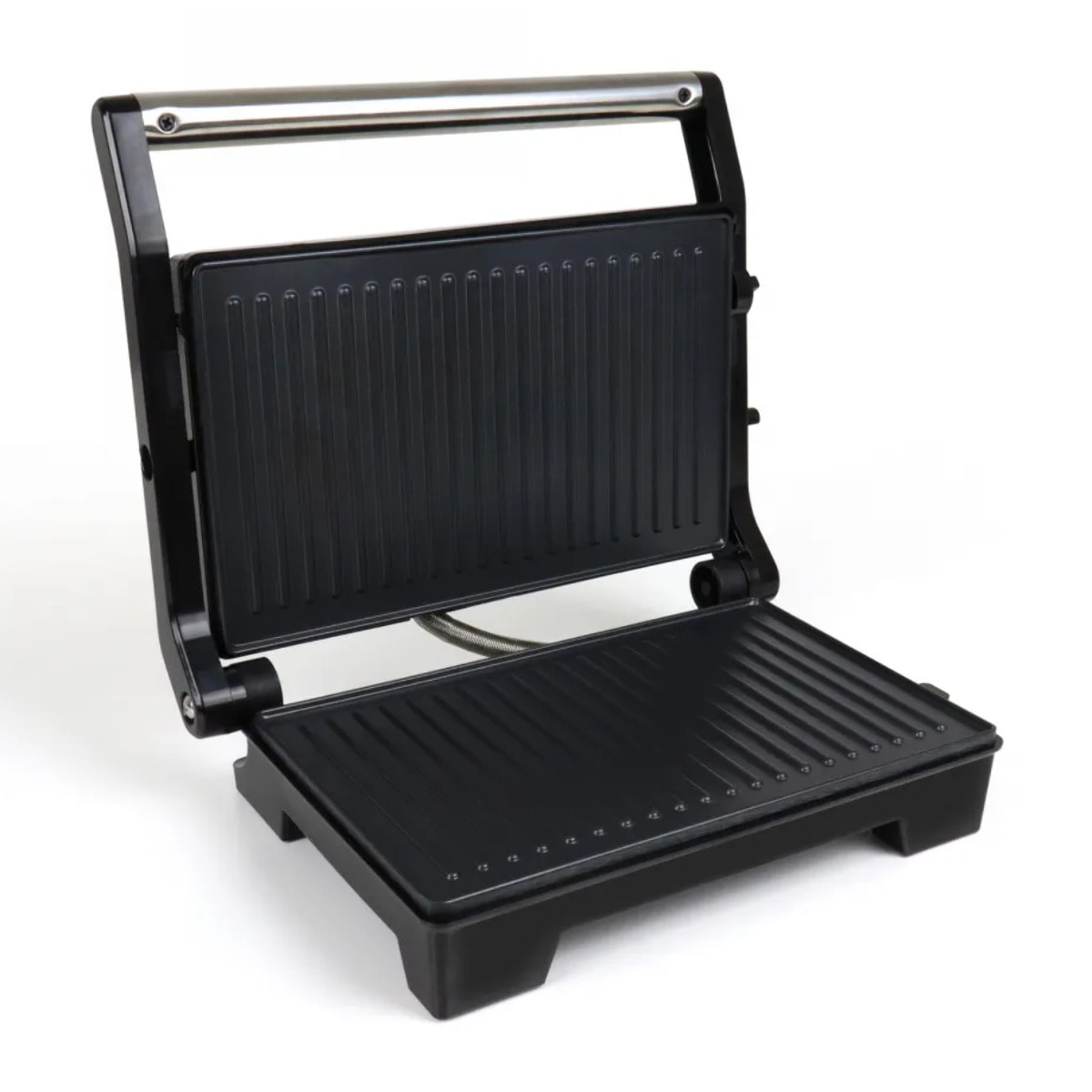 Parrilla eléctrica grill JATA JEGR1107 con placas rayadas (22,8 x 14,5 cm) antiadherentes 1000 W