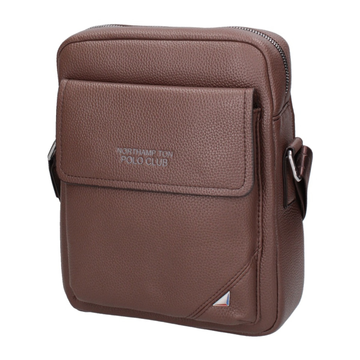 Borsa a tracolla uomo - Modello False - 100% pelle PU - 20.0 x 25.0 x 10.0 cm