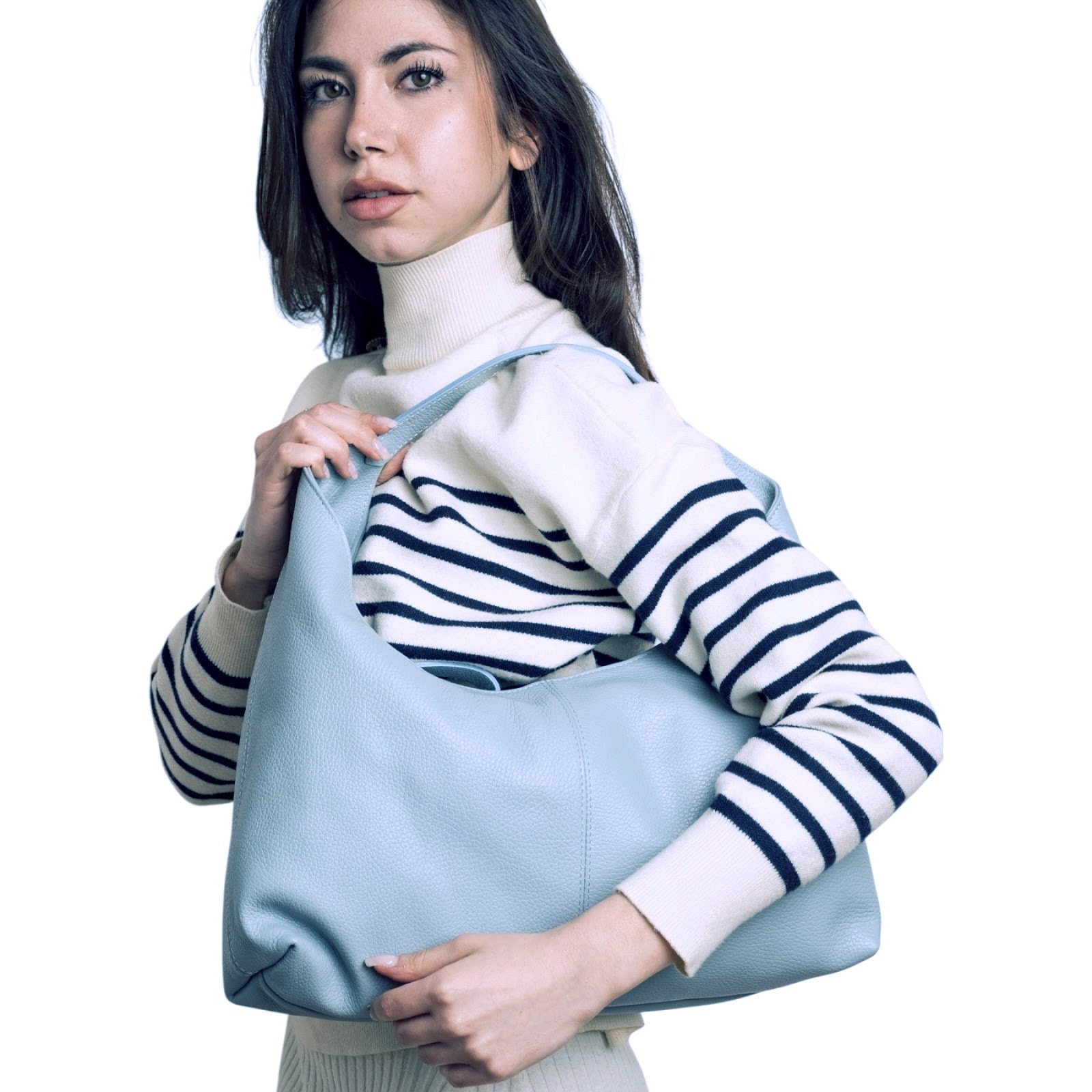 Borsa a spalla Cheval Firenze Belen Azzurro