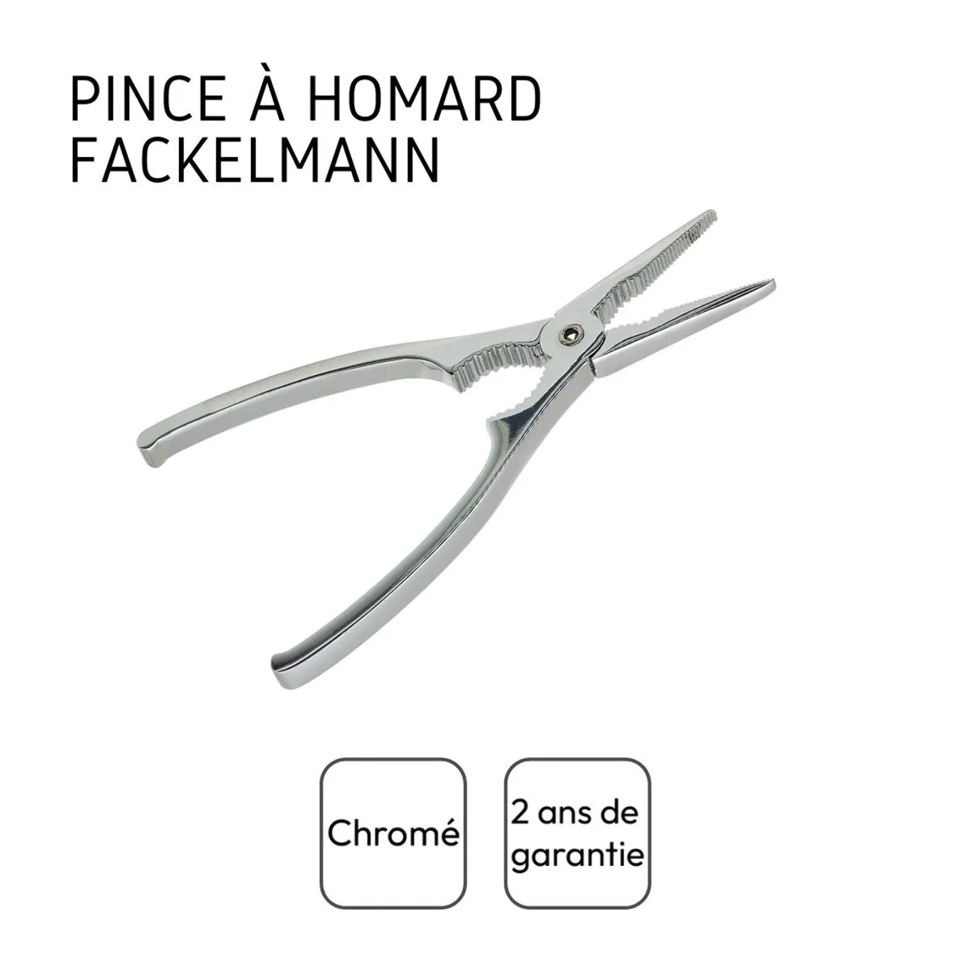 Set de 2 ustensiles de cuisine pinces à crustacés Fackelmann Spécialités Culinaires