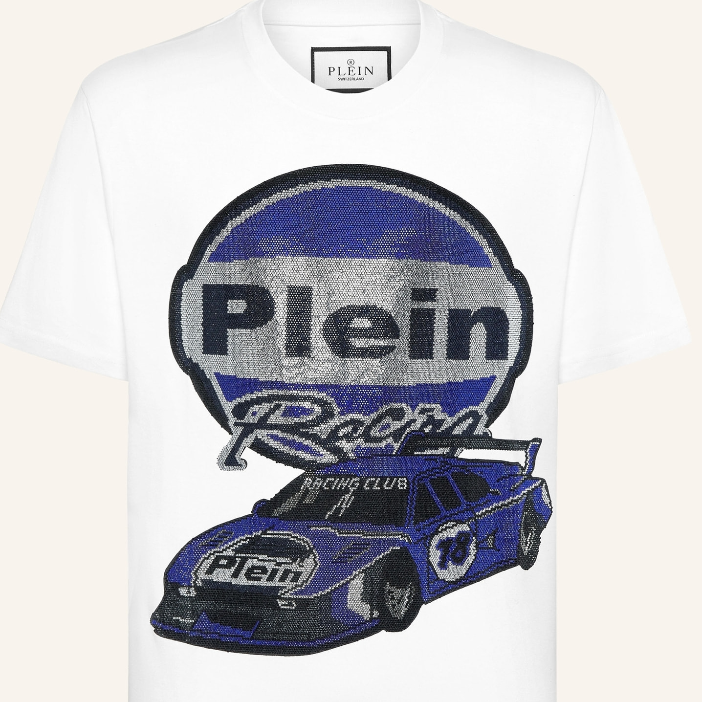PHILIPP PLEIN Camiseta Cuello Redondo RACING
